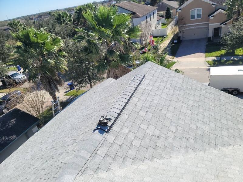residential roof replacement by Hloska Roofing in Winter Garden