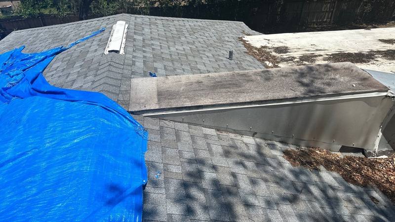 roofing project near Gornto Lake Rd in Brandon