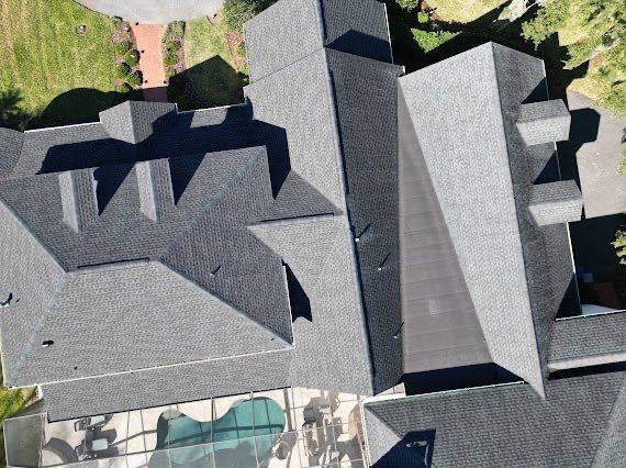 residential roof replacement by Hloska Roofing in Spring Hill