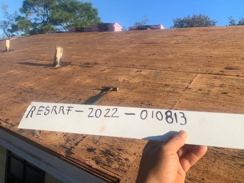 residential roof replacement by Hloska Roofing in Spring Hill