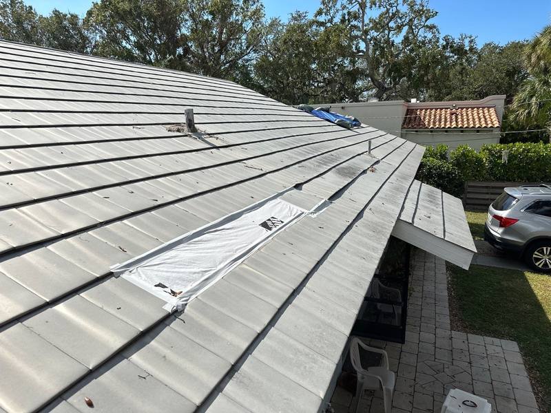 roofing project near 22nd St in Sarasota