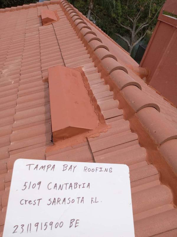completed roofing project in Sarasota FL