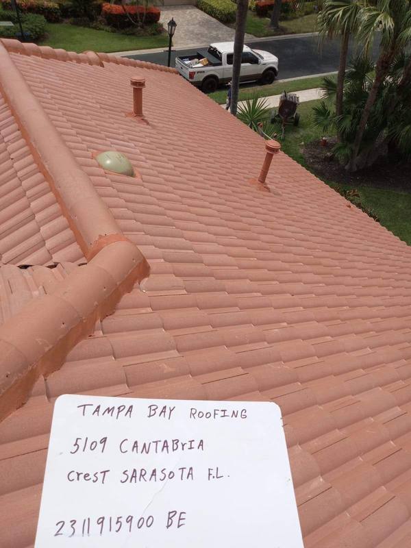 residential roof replacement by Hloska Roofing in Sarasota