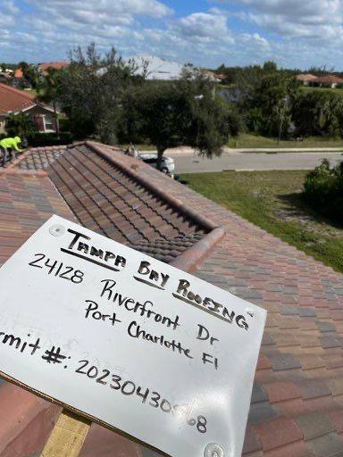 roofing project near Riverfront Dr in Port Charlotte