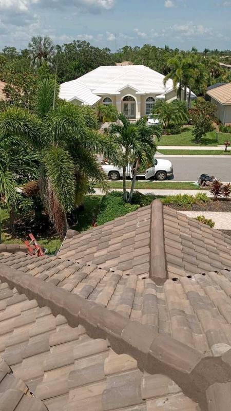 completed roofing project in Venice FL