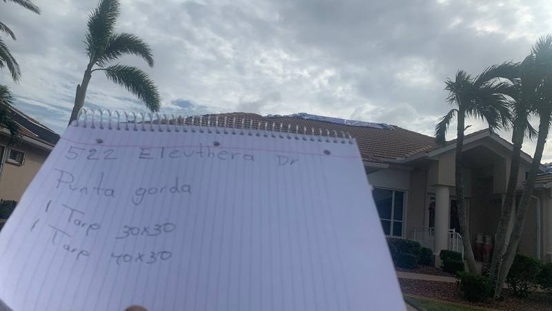 residential roof replacement by Hloska Roofing in Punta Gorda