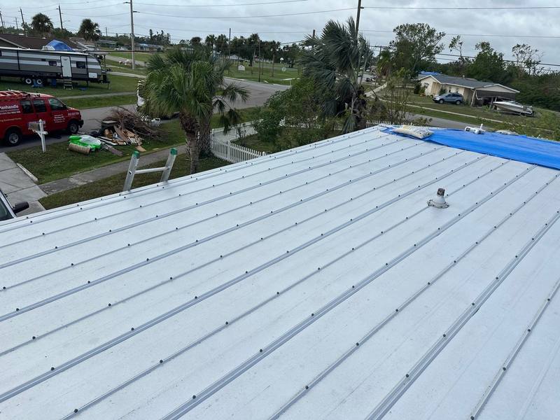 completed roofing project in North Port FL