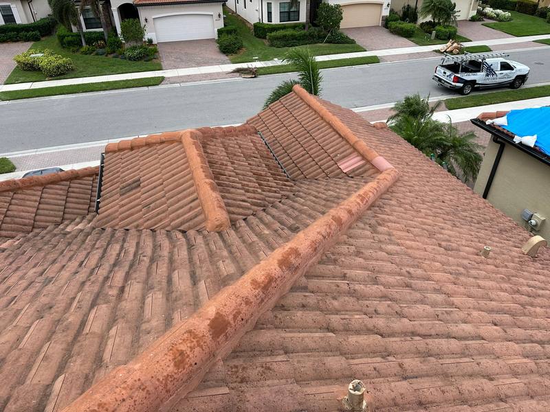 completed roofing project in Venice FL