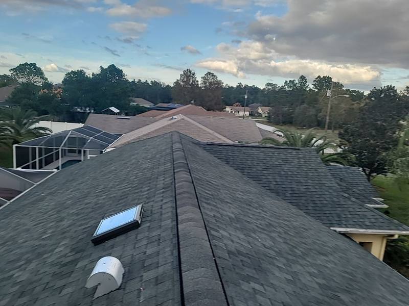 roofing project near Tiburon Ave in Spring Hill