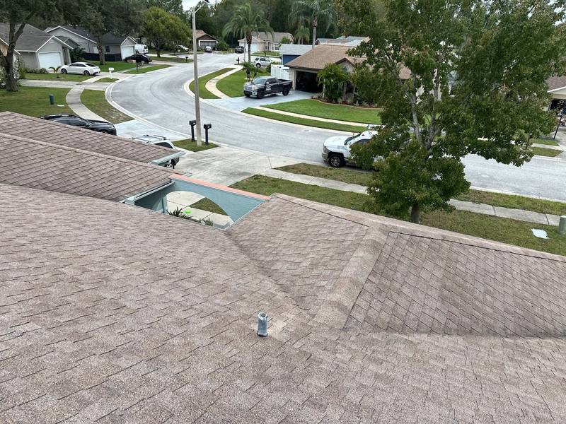 residential roof replacement by Hloska Roofing in New Port Richey