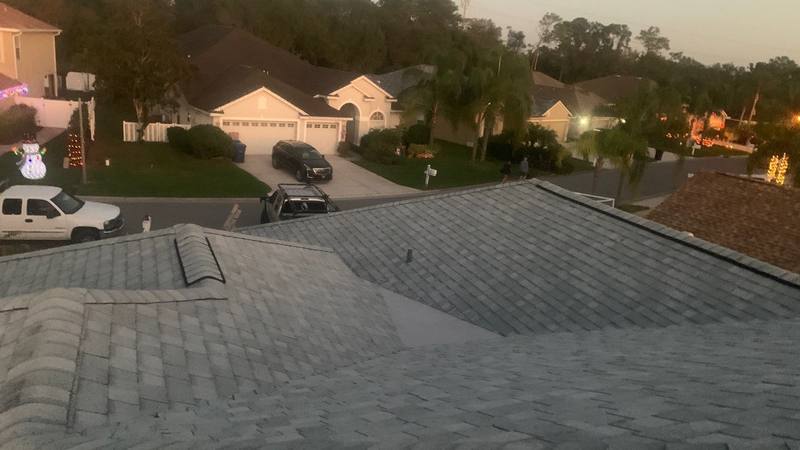 completed roofing project in Holiday FL