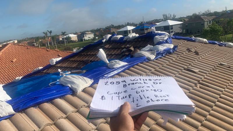 roofing project near Willow Branch Dr in Cape Coral