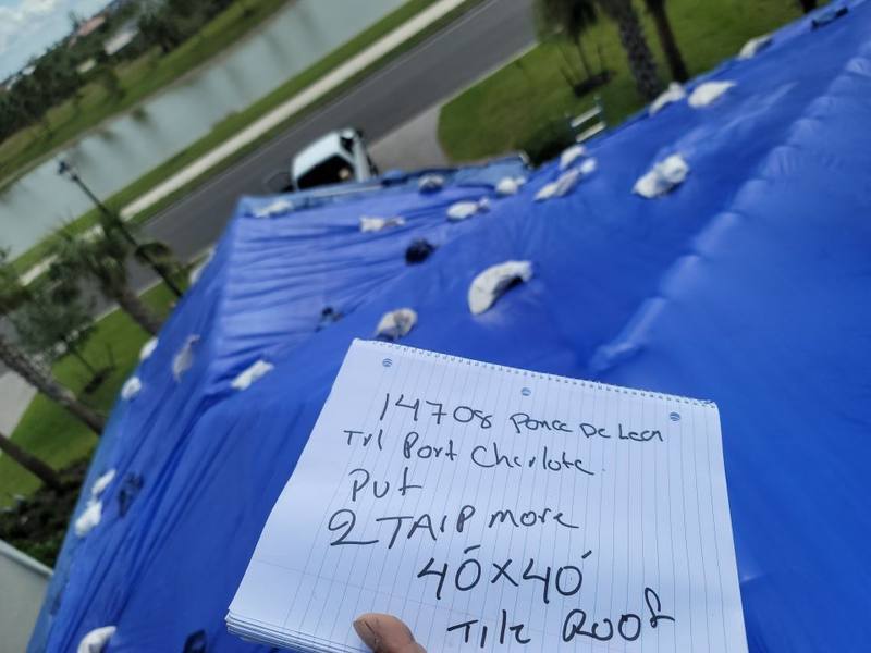 roofing project near Ponce De Leon Trl in Port Charlotte