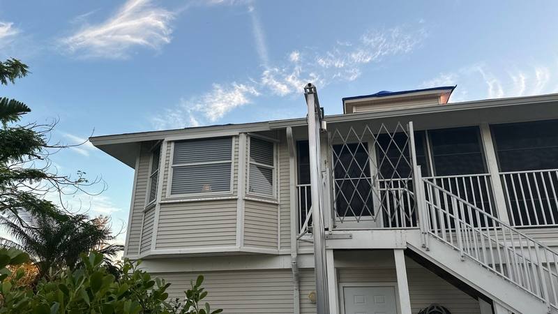 residential roof replacement by Hloska Roofing in Bokeelia