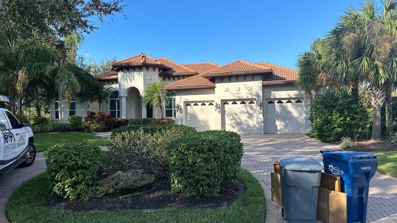 completed roofing project in Lakewood Ranch FL