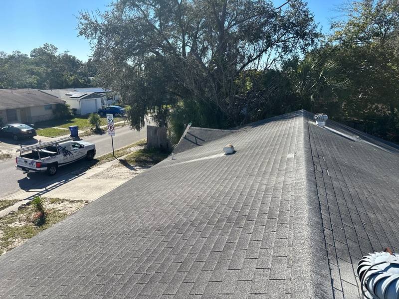 completed roofing project in New Port Richey FL