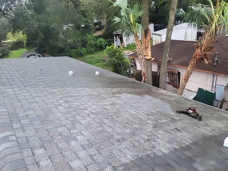 roofing project near N Poplar Ave in Tampa