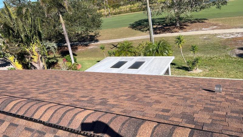 completed roofing project in Venice FL