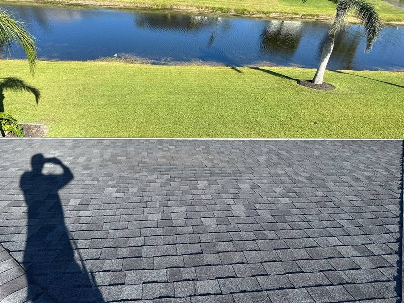 residential roof replacement by Hloska Roofing in Rotonda West