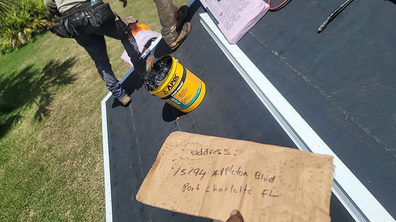 residential roof replacement by Hloska Roofing in Port Charlotte