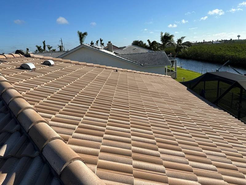 residential roof replacement by Hloska Roofing in Punta Gorda