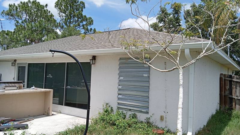 completed roofing project in North Port FL
