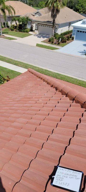 completed roofing project in North Port FL