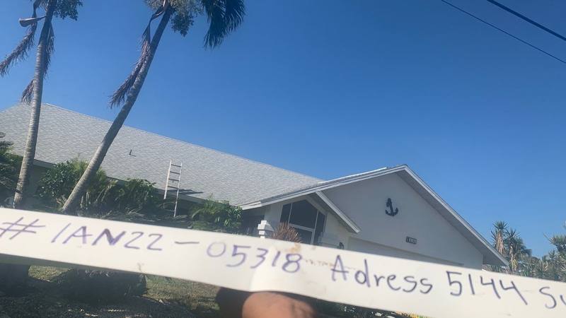 completed roofing project in Cape Coral FL
