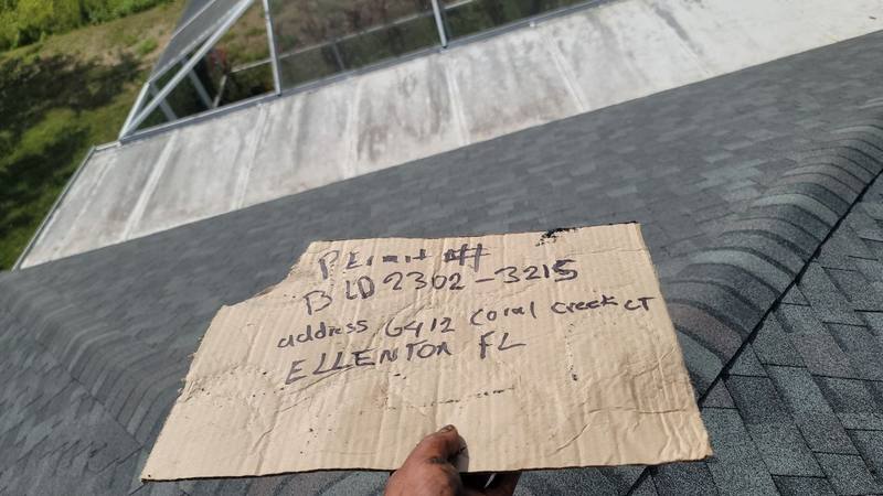 residential roof replacement by Hloska Roofing in Ellenton