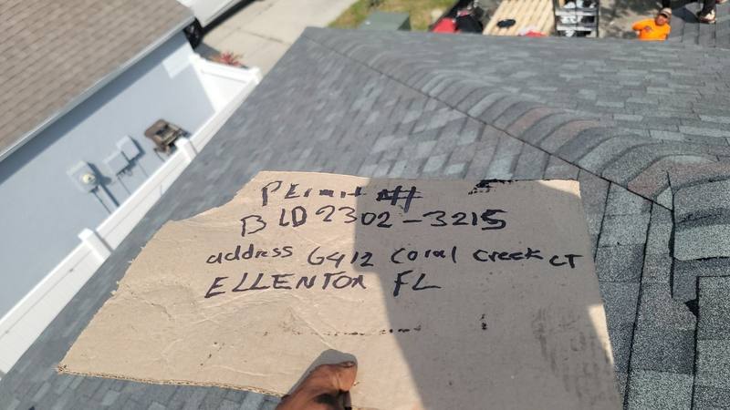 roofing project near Coral Creek Ct in Ellenton