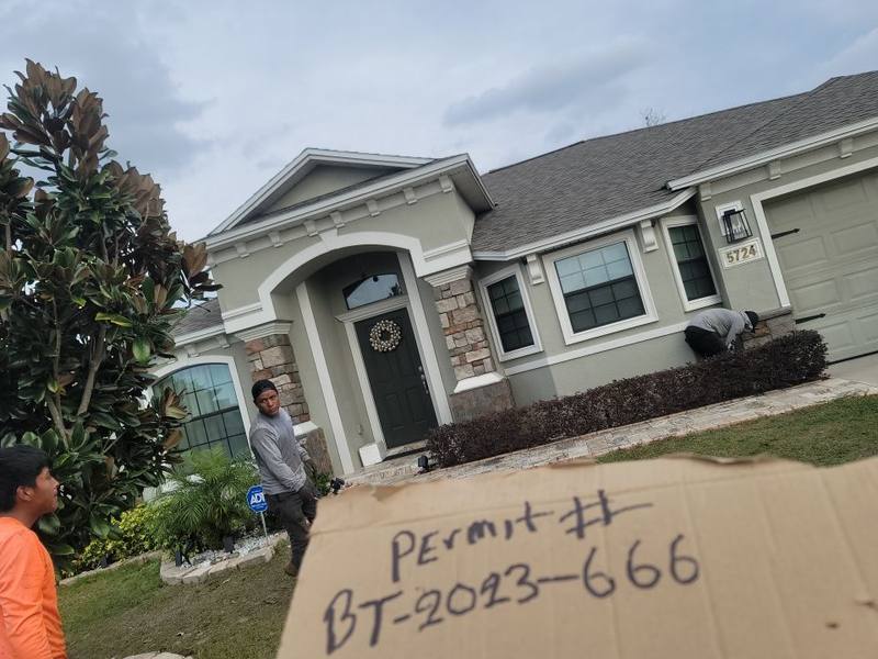 roofing project near Woodruff Way in Lakeland