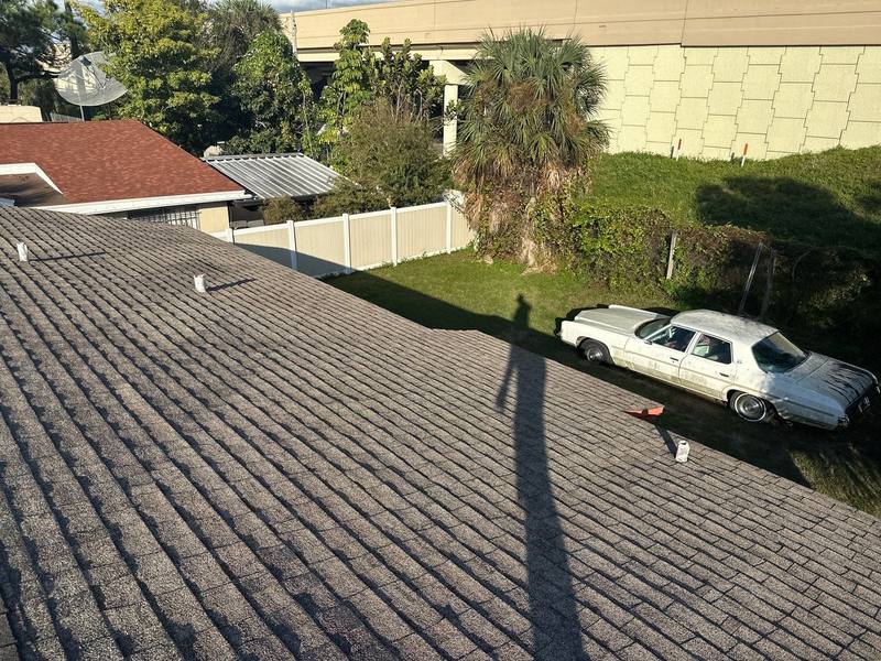 completed roofing project in Tampa FL