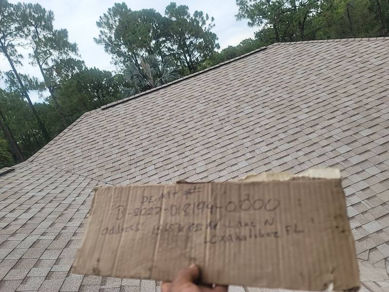 completed roofing project in Loxahatchee FL