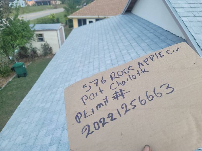 completed roofing project in Port Charlotte FL