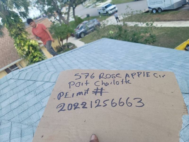 residential roof replacement by Hloska Roofing in Port Charlotte