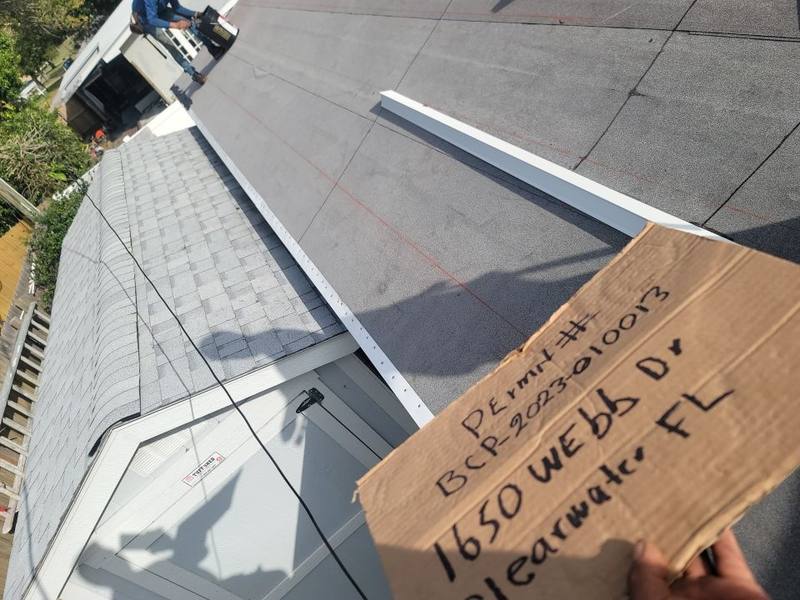 residential roof replacement by Hloska Roofing in Clearwater