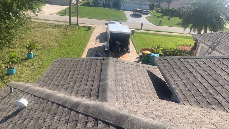 residential roof replacement by Hloska Roofing in Rotonda West