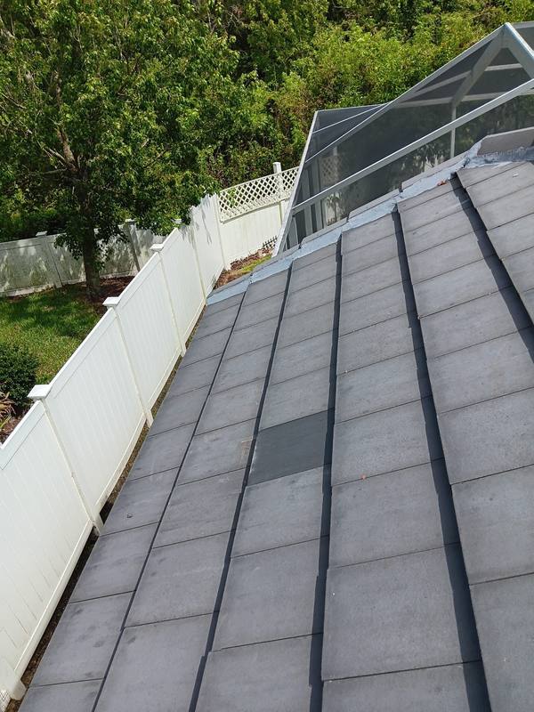 completed roofing project in Tampa FL
