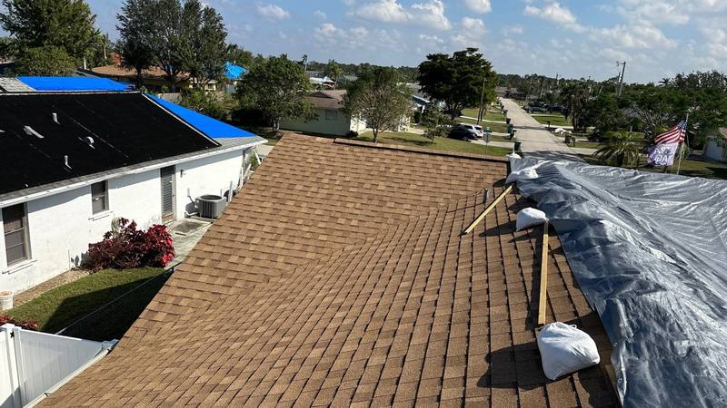 roofing project near SE 21st Pl in Cape Coral