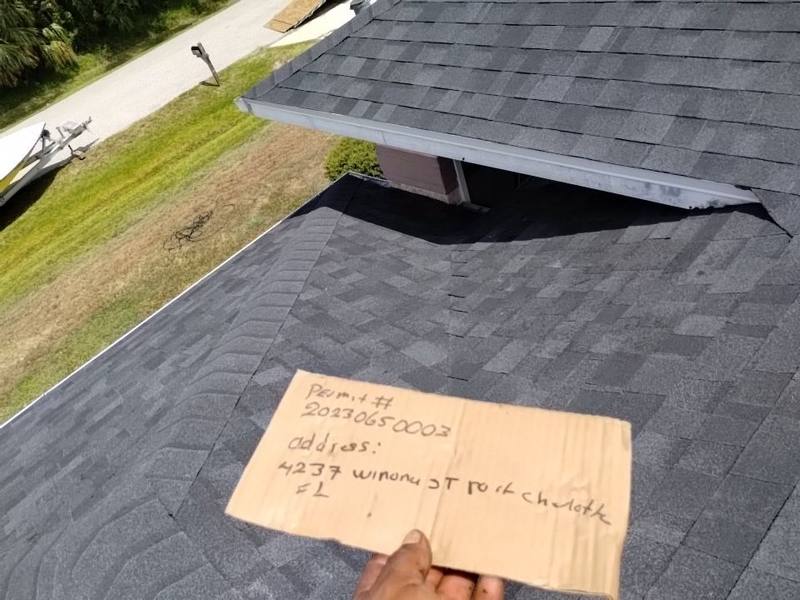 completed roofing project in Port Charlotte FL
