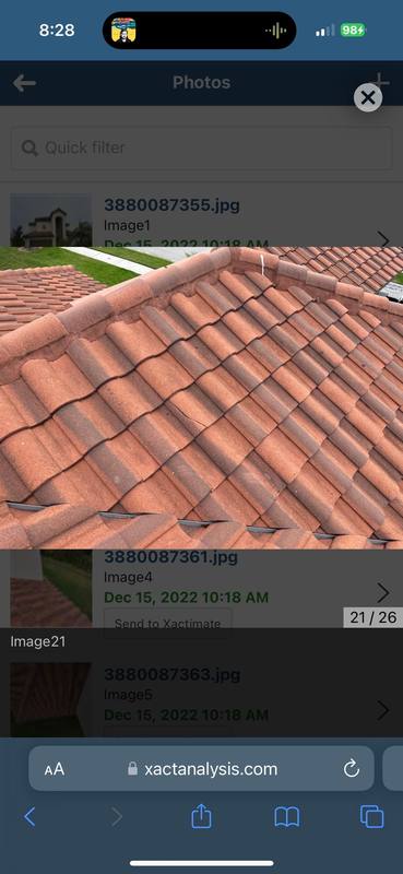completed roofing project in Venice FL