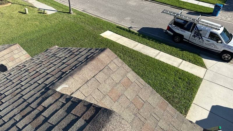 residential roof replacement by Hloska Roofing in Brooksville