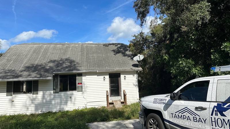 completed roofing project in Hudson FL