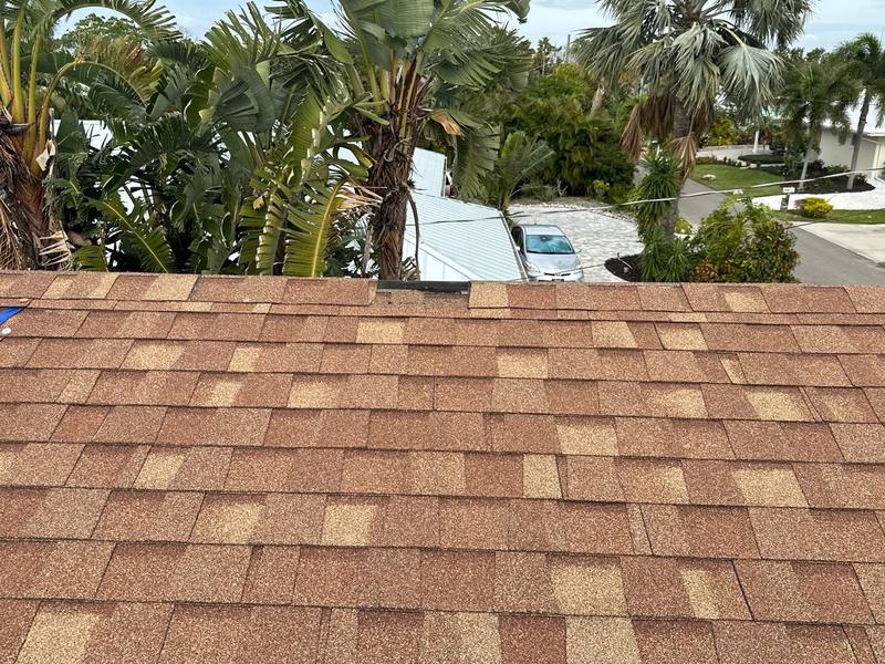 completed roofing project in Longboat Key FL