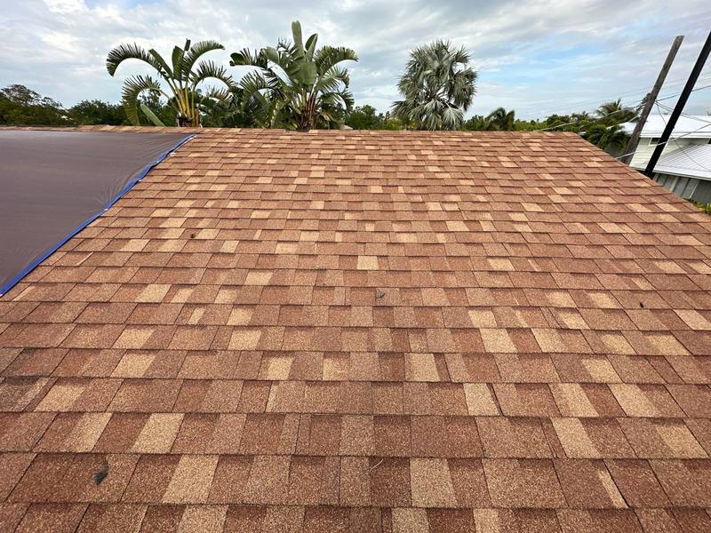 residential roof replacement by Hloska Roofing in Longboat Key
