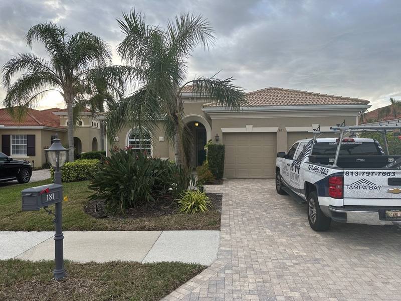 completed roofing project in Venice FL