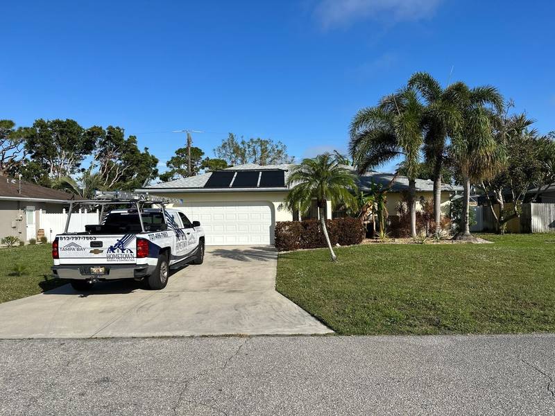 completed roofing project in Venice FL