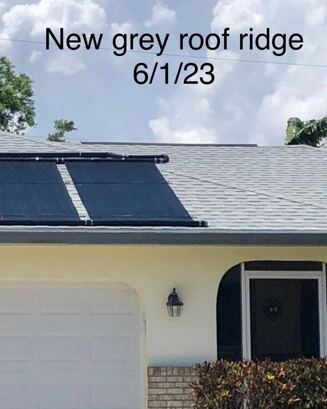 completed roofing project in Venice FL