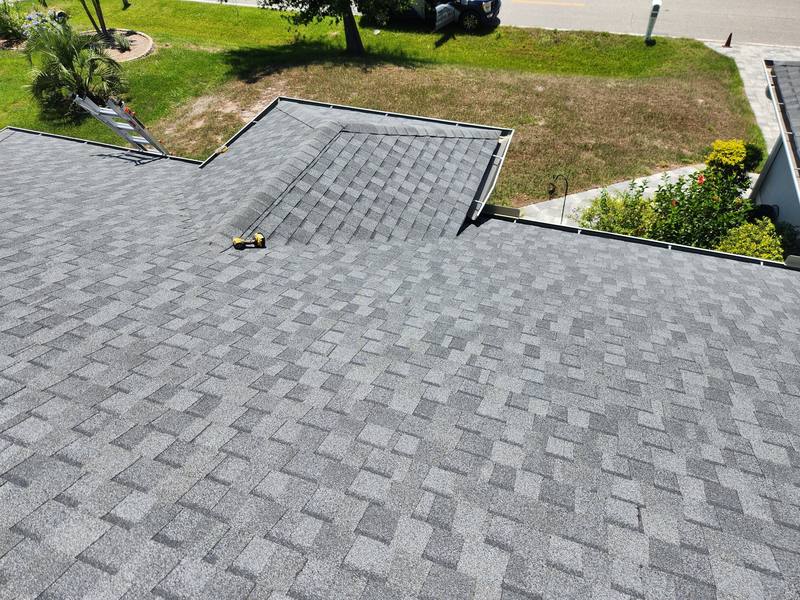 residential roof replacement by Hloska Roofing in Englewood