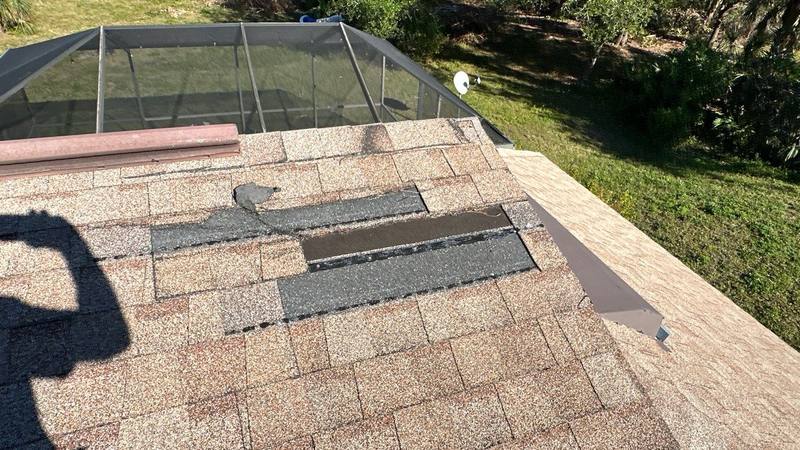 completed roofing project in North Fort Myers FL